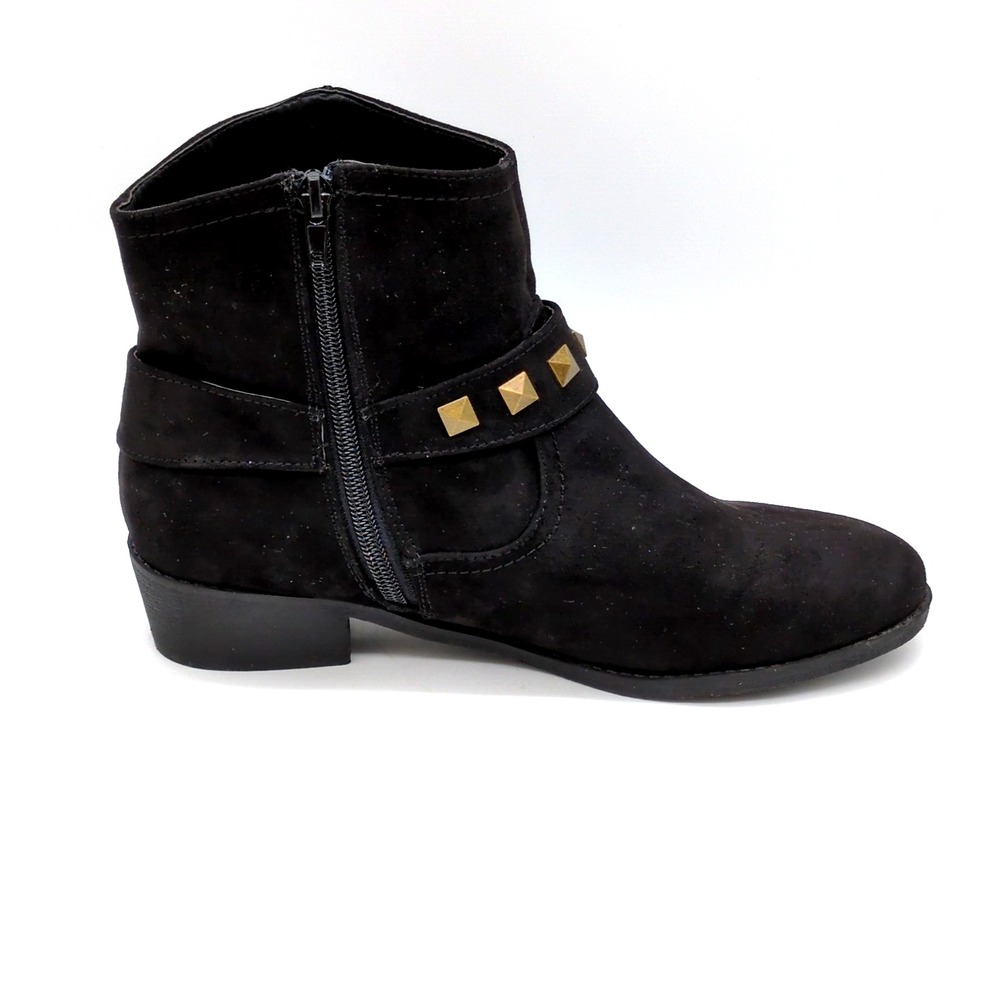 Life Stride Boots Womens Jackson‎ Black 8.5 Western Ankle Shoe Studded Side Zip - Picture 8 of 11